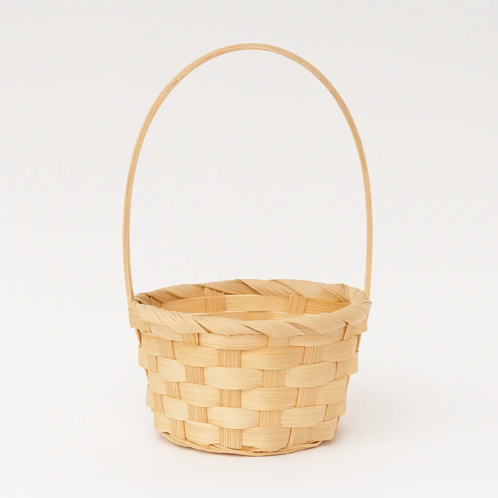 Coș decorativ împletit (7 cm) - imagine 1