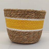 Ghiveci decorativ împletit (h 18 cm)