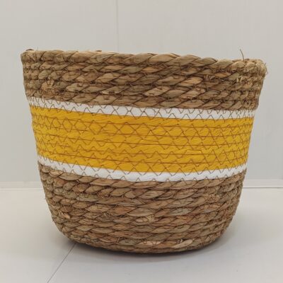 Ghiveci decorativ împletit (h 18 cm)