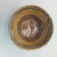 Ghiveci decorativ împletit (h 18 cm) - imagine 2