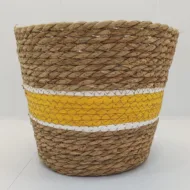 Ghiveci decorativ împletit (h 25 cm)