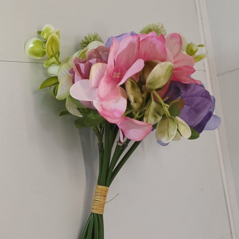 Buchet flori artificiale (h 25 cm) - imagine 2