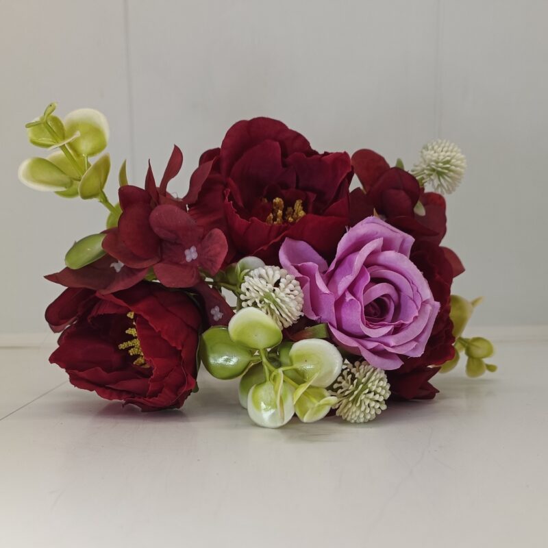 Buchet flori artificiale (h 25 cm) - imagine 5