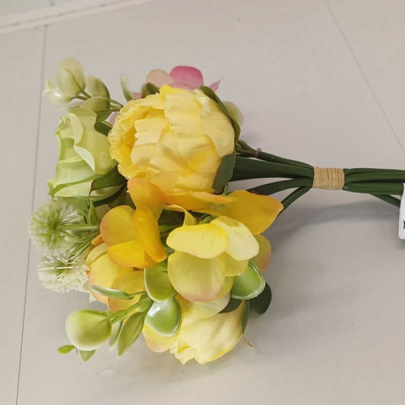 Buchet flori artificiale (h 25 cm) - imagine 12