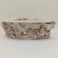 Ghiveci decorativ lemn formă inimă LY004 (18 x 28 x 10 cm) - imagine 3