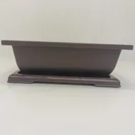 Ghiveci bonsai plastic rectangular cu farfurie (25,5 x 19 x 9 cm)