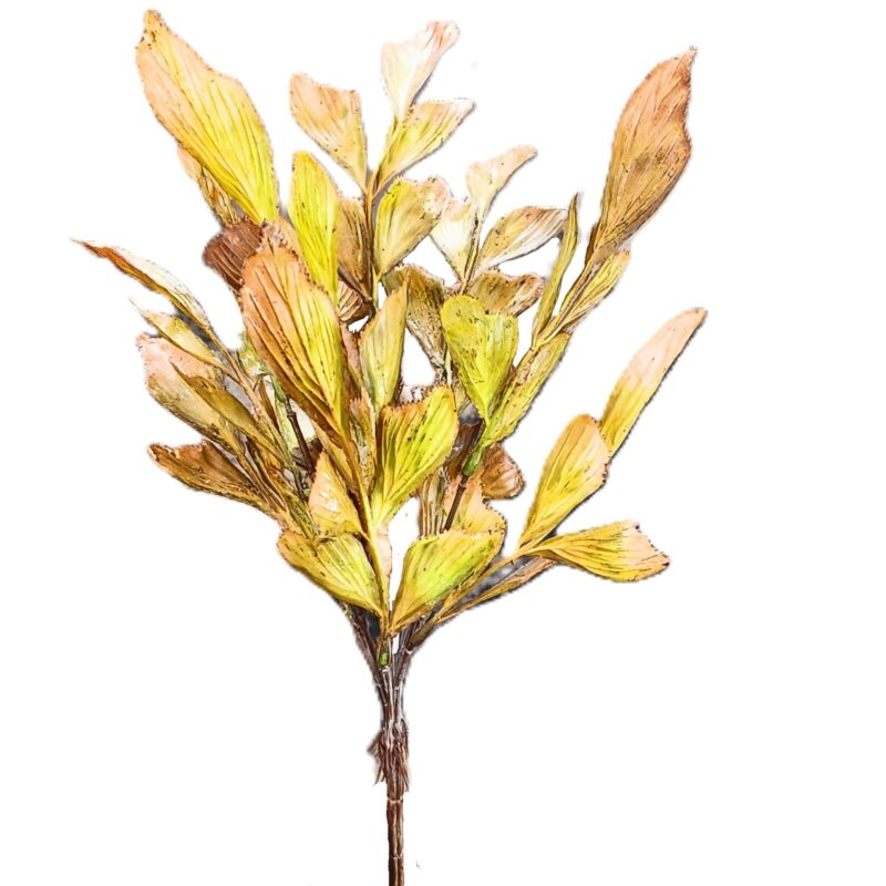Frunze artificiale decor (h 43 cm) - imagine 3