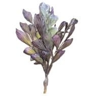 Frunze artificiale decor (h 43 cm) - imagine 2