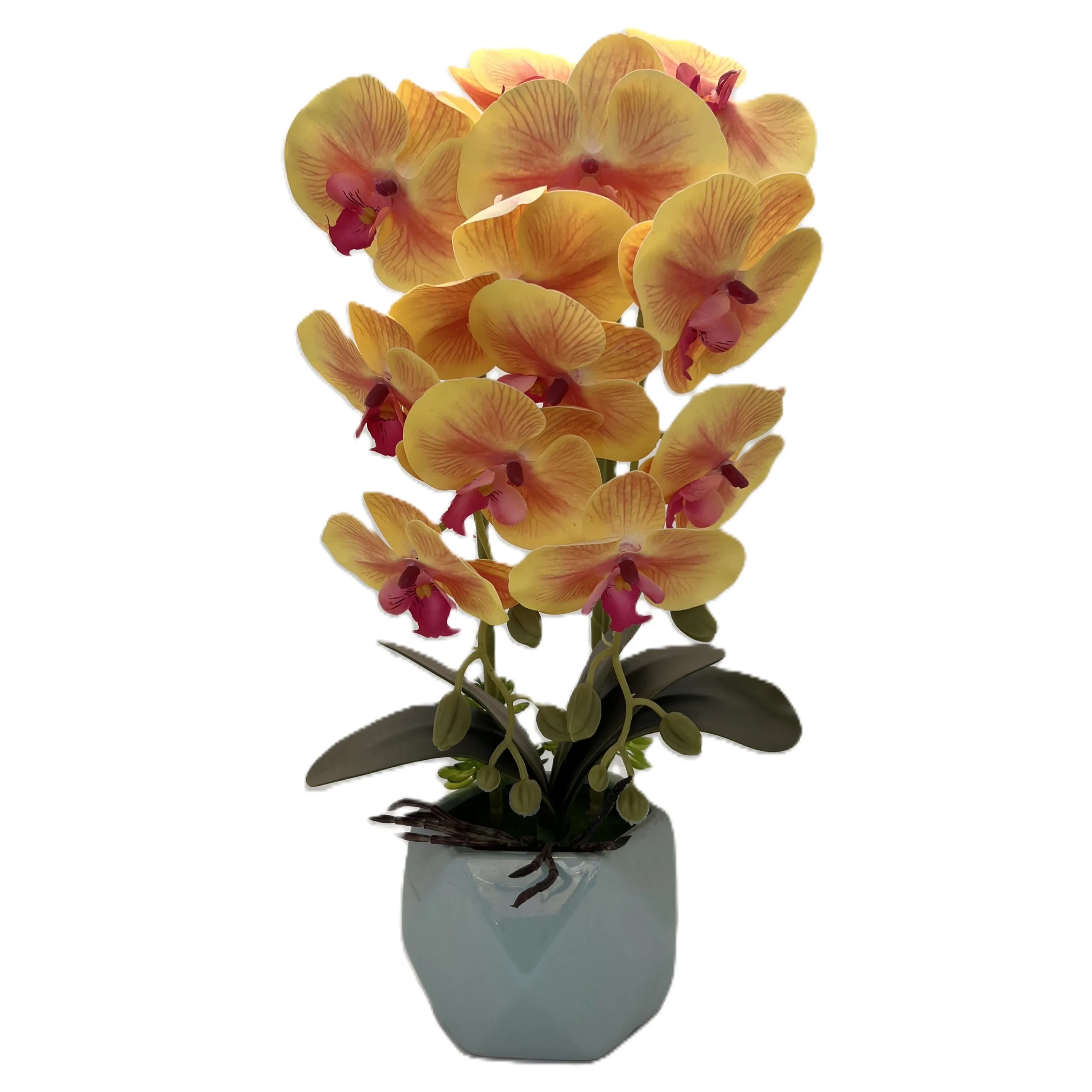 Orhidee artificiala cu ghiveci - imagine 1