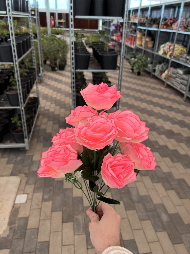 Buchet flori artificiale trandafiri - imagine 12