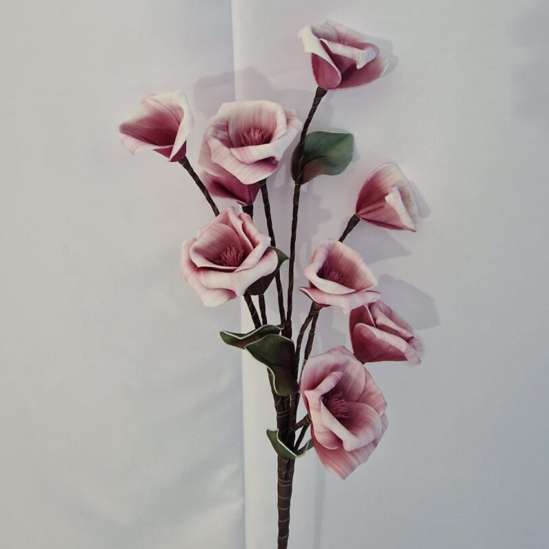 Floare artificiala Magnolia - imagine 3