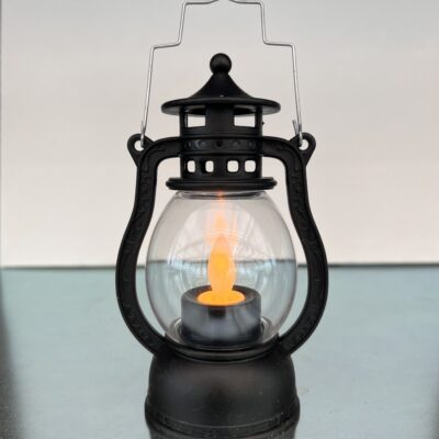 Felinar decorativ LED - Negru