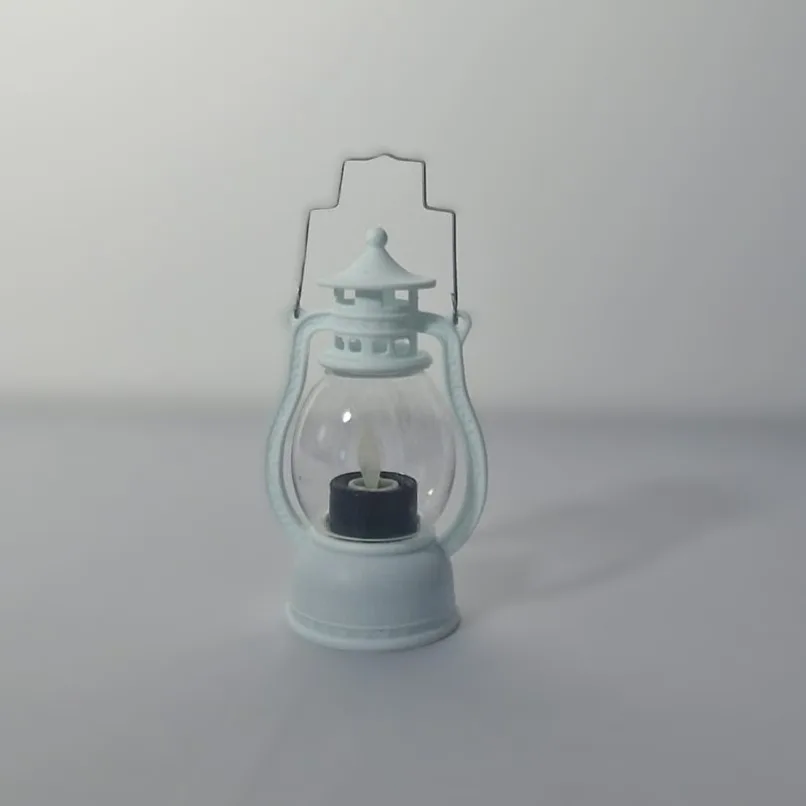 Felinar decorativ LED - Alb - imagine 1